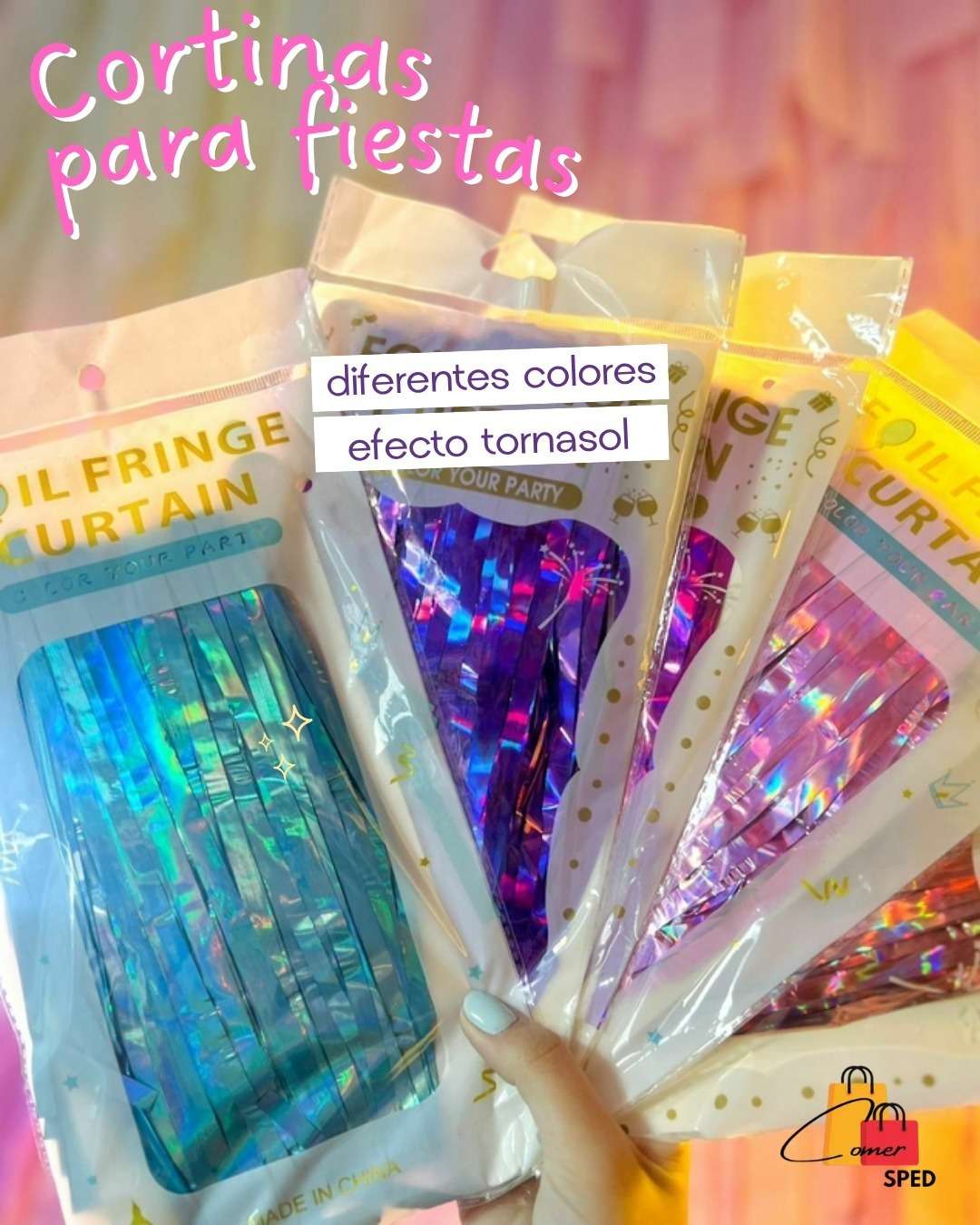 CORTINAS PARA FIESTAS