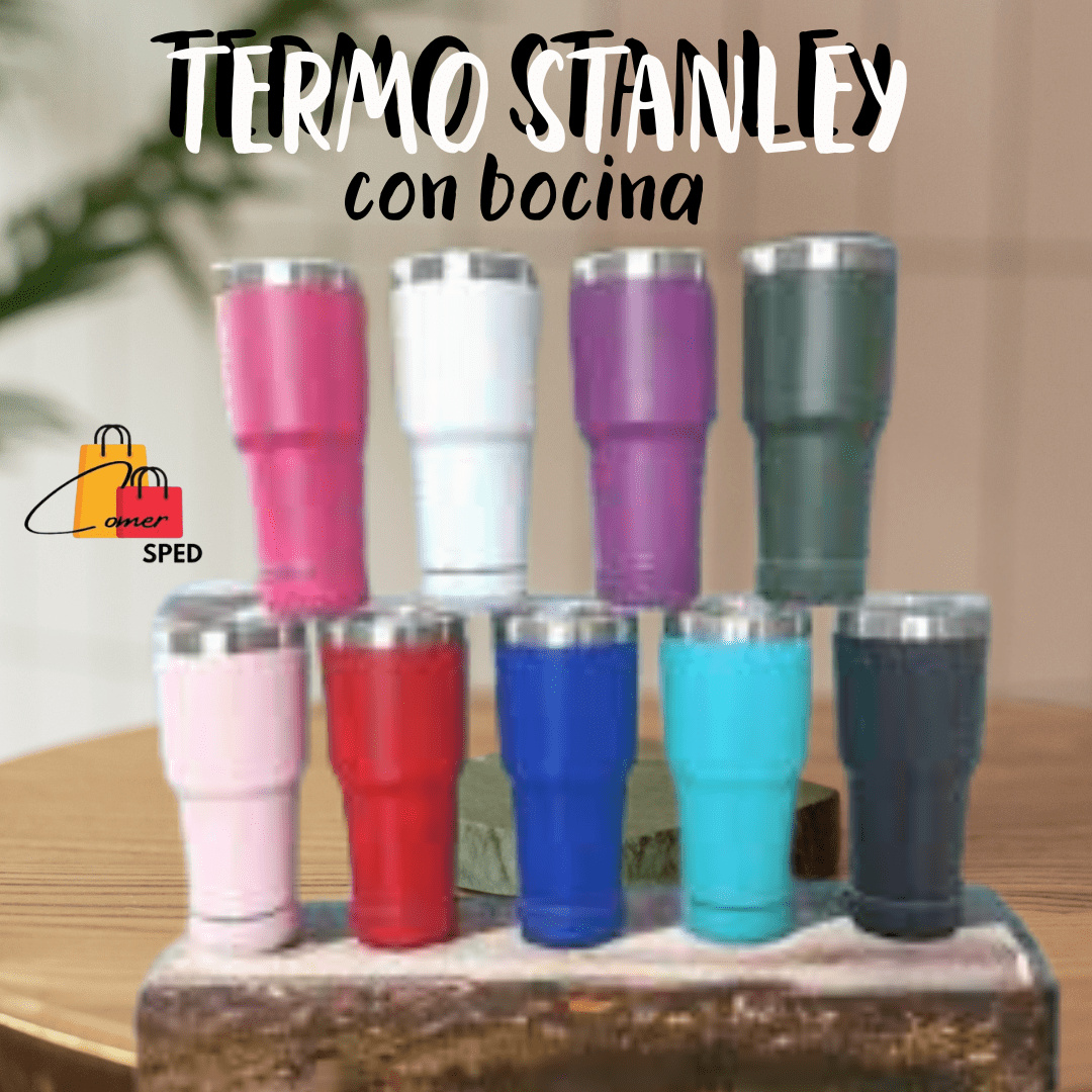 Termo stanley con bocina