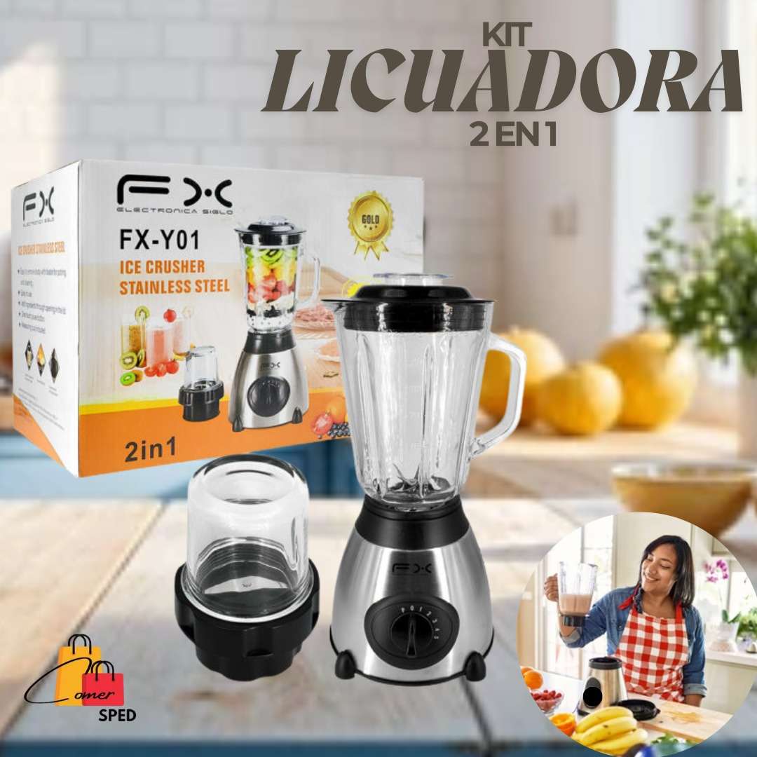 KIT LICUADORA 2 EN 1