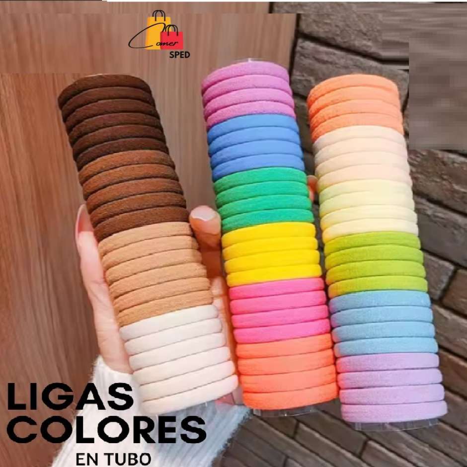 LIGAS DE COLORES: PRESENTACIÓN TUBO