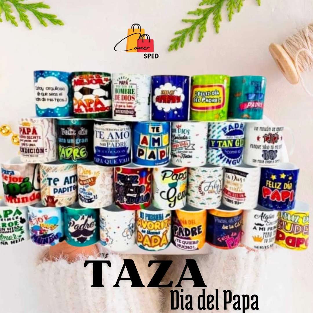 TAZAS DÍA DEL PAPÁ🙎🏻♂️🤠 _