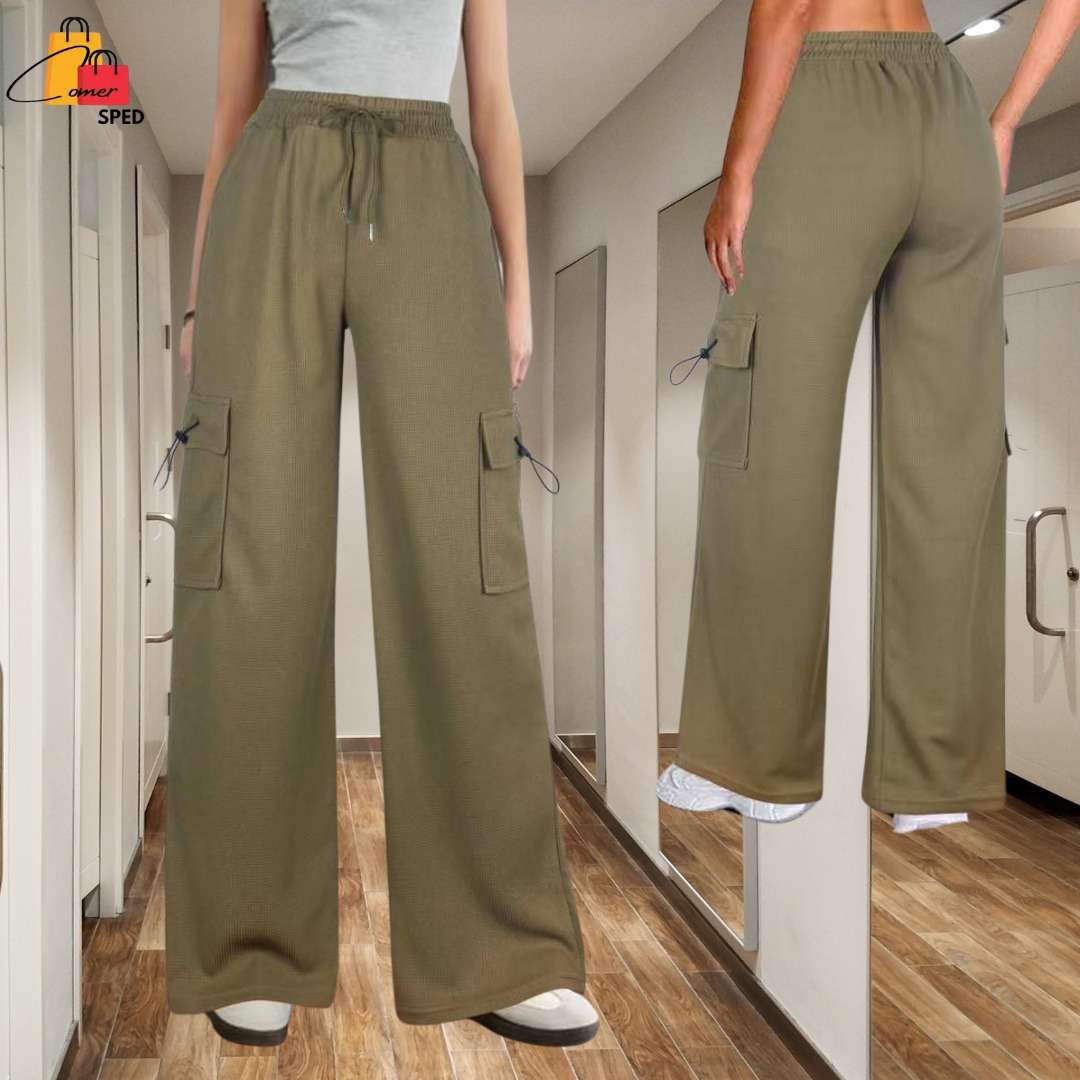 PANTALÓN CARGO PIERNA ANCHA