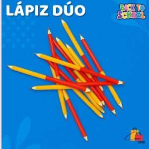 CAJA DE LÁPIZ DUÓ 🩷❤🧡💛💚🩵💙