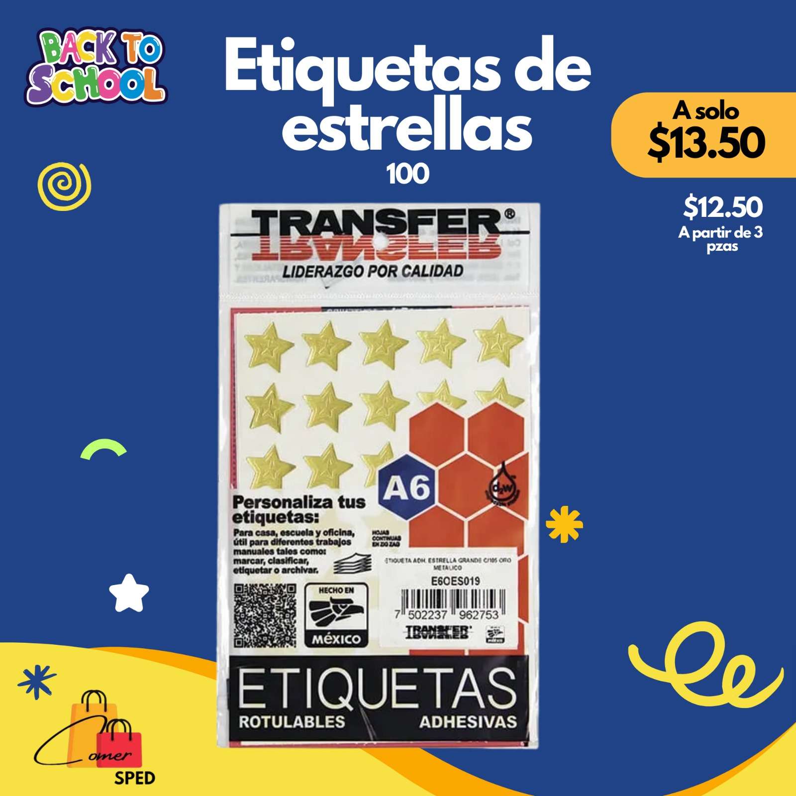 ETIQUETAS ADHESIVAS ESTRELLAS 📝✍🏻📒📚