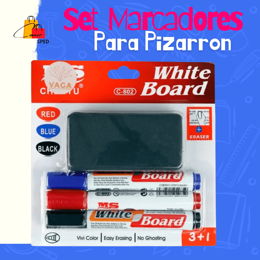SET DE MARCADORES PARA PIZARRON