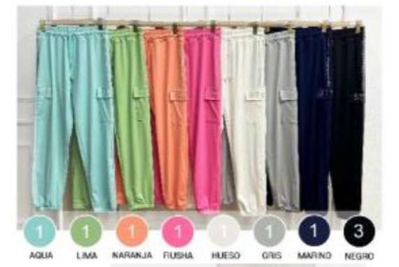 PANTS CARGO CON BRILLOS - Image 2