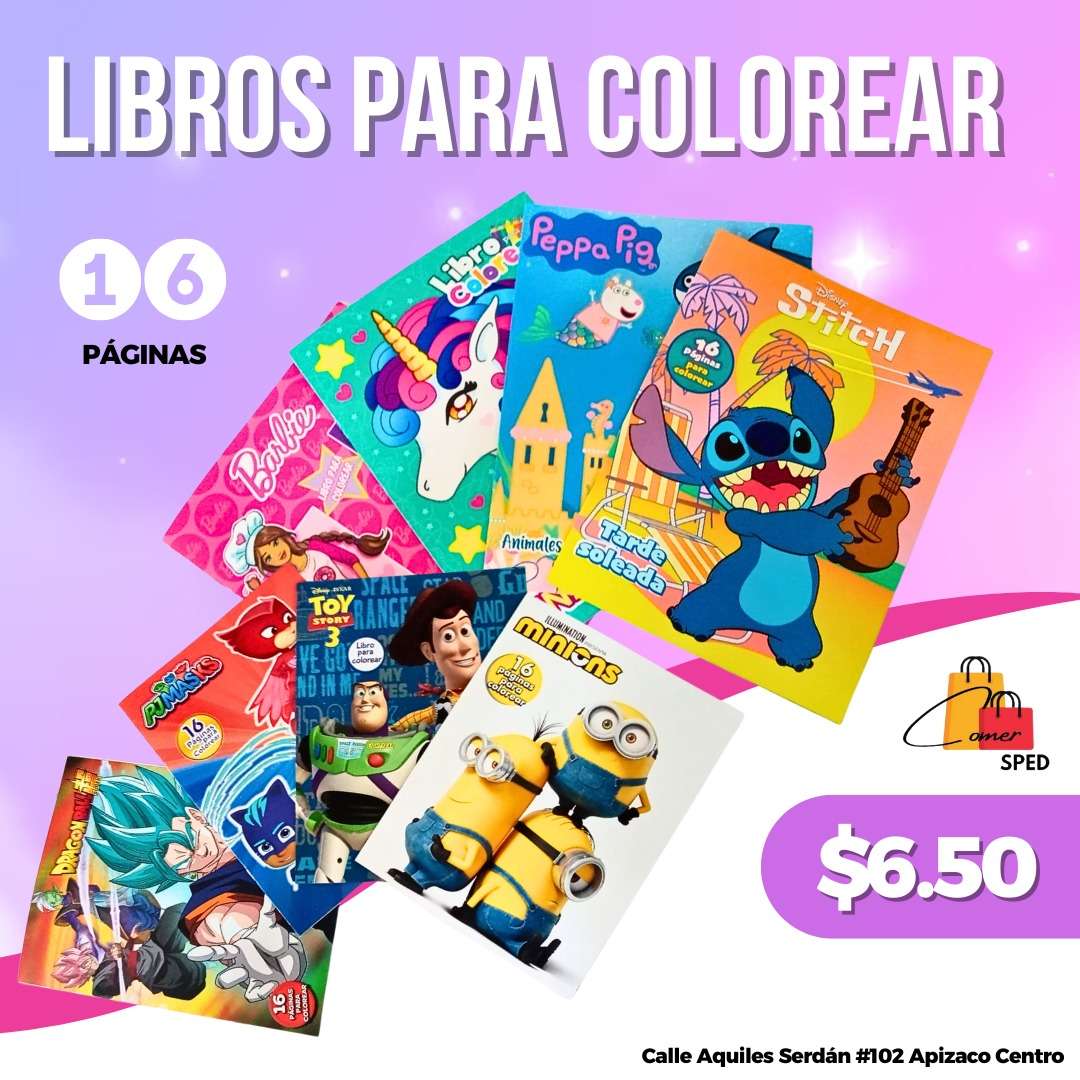 LIBROS PARA COLOREAR