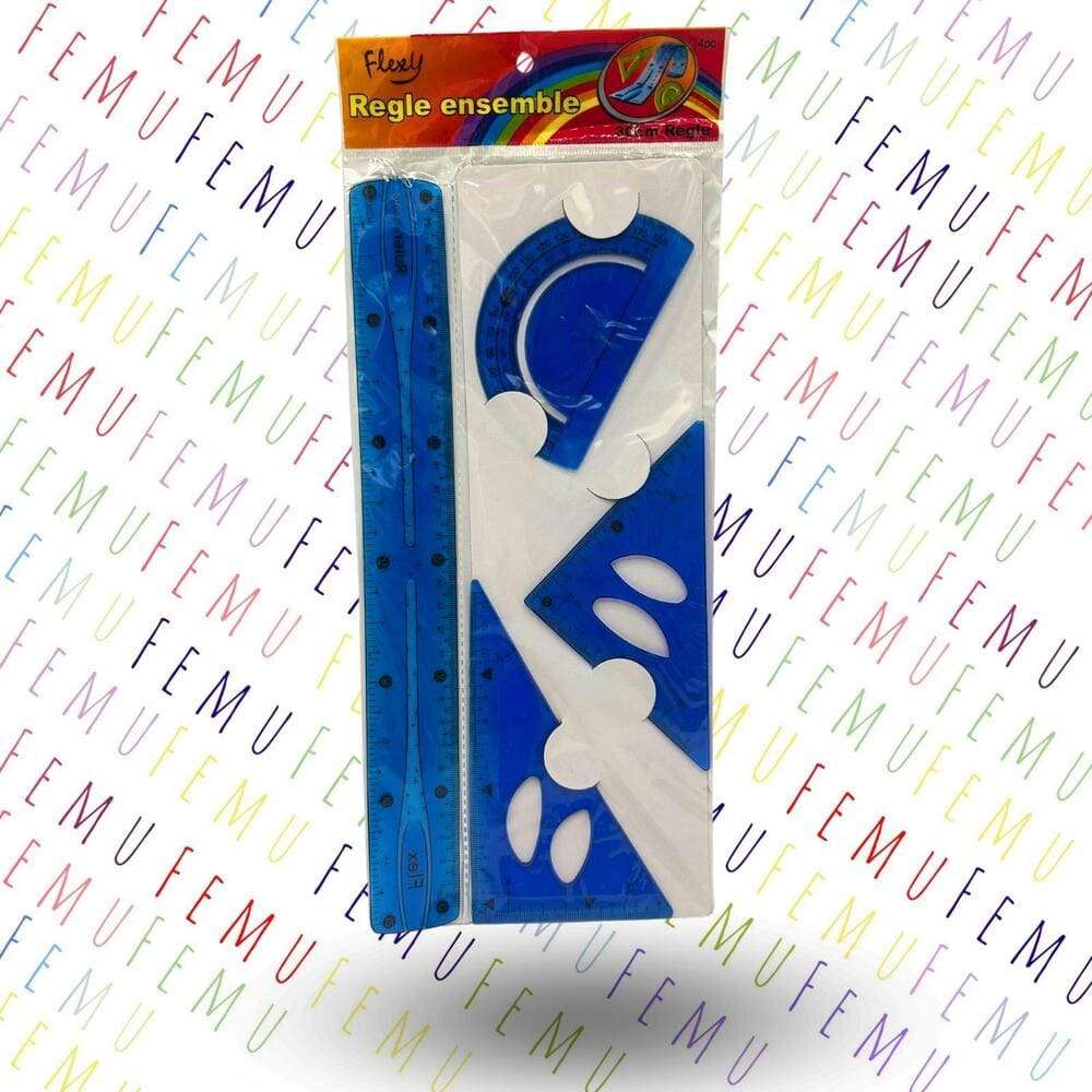 JUEGO DE GEOMETRÍA FLEXIBLE ECONOMICO 📝✍🏻📒📚 - Image 2