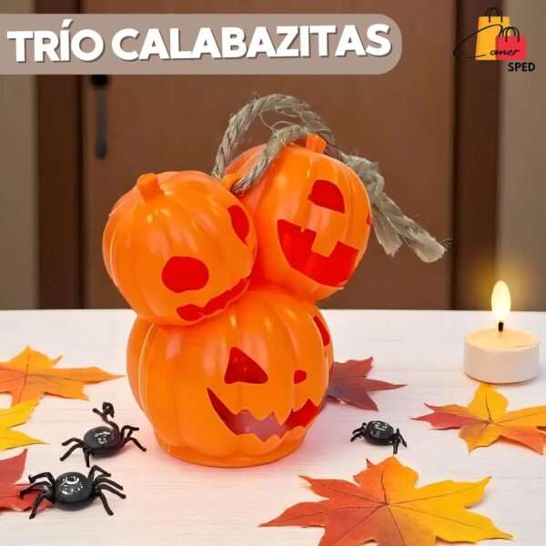 Trio de velitas de calabaza🎃