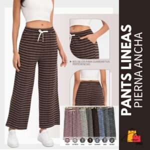 PANTS LINEAS PIERNA ANCHA