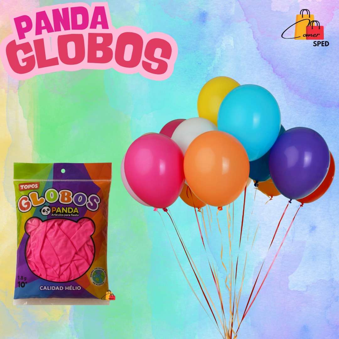 BOLSA DE GLOBOS PANDA 🎉🫣🌟❤🥳