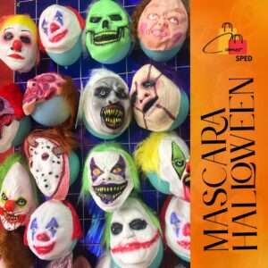 Terrorífica máscara de Halloween  🎃🕷