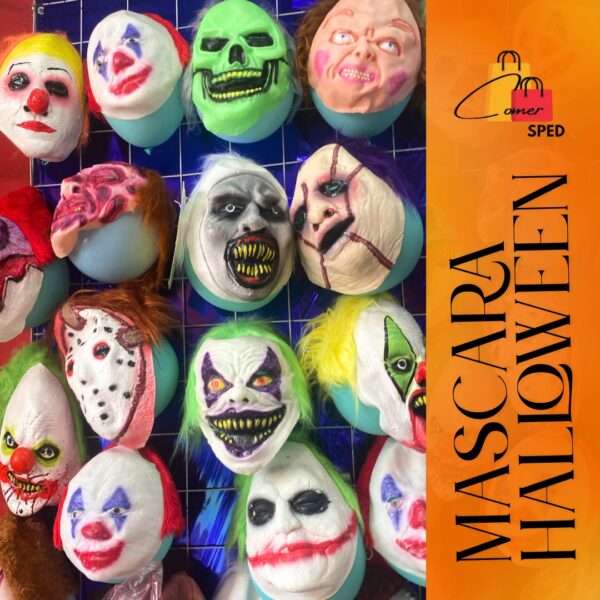 Terrorífica máscara de Halloween  🎃🕷