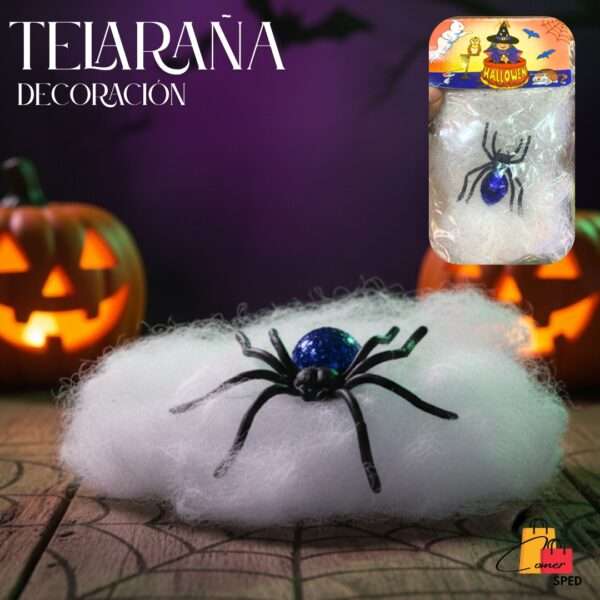 Telaraña Blanca Decoración De Halloween