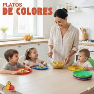 PLATO: DIFERENTES COLORES