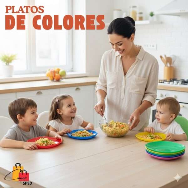 PLATO: DIFERENTES COLORES