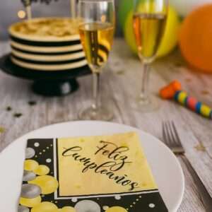 SERVILLETAS FELIZ CUMPLEAÑOS 🎂🎊🍰🎁