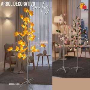 ÁRBOL DECORATIVO CON LUZ😍🎅🏻✨🌲