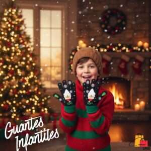 GUANTES NAVIDEÑOS INFANTILES