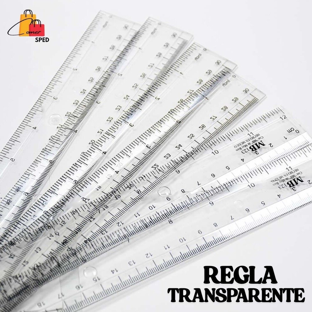 REGLA TRANSPARENTE 🎊😱🌈🥳