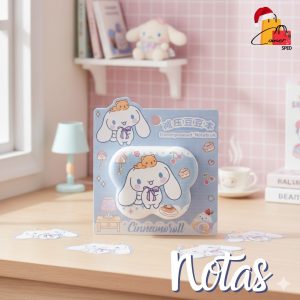 NOTAS CON EMPAQUE DE GOMA